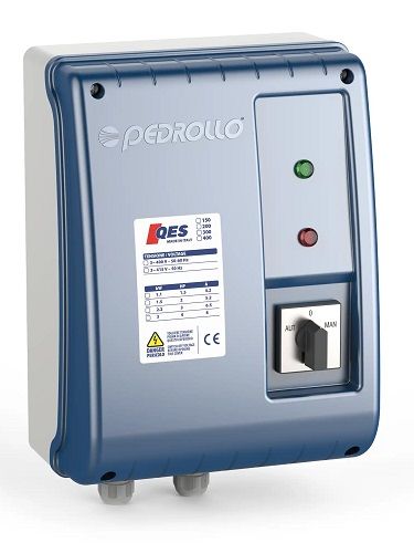 Пульт управления  QES 150 для трёхфазных фекальных насосов Pedrollo в Самаре 